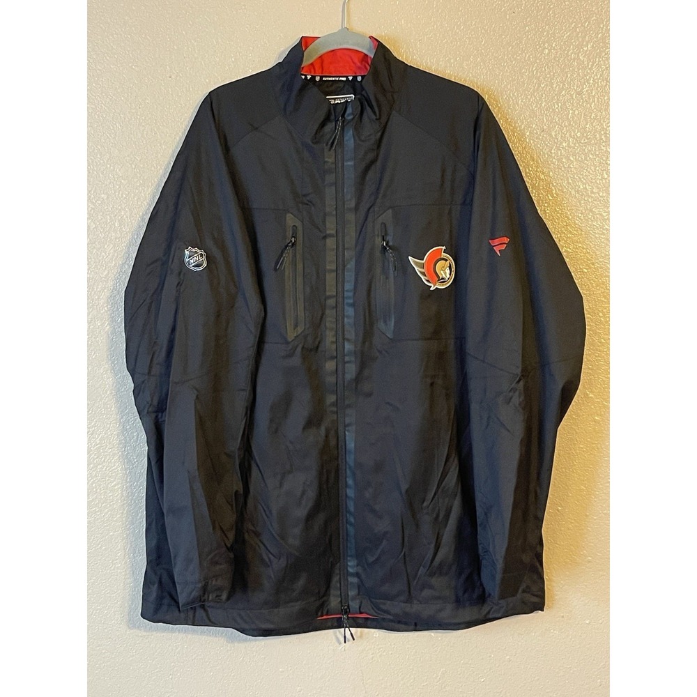 Men's 2XL NWT Ottawa Senators Fanatics Authentic Pro Locker Room Full Zip Jacket